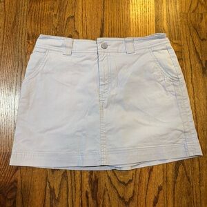 Dockers Women's Light Blue Skort size‎ 6 cotton spandex